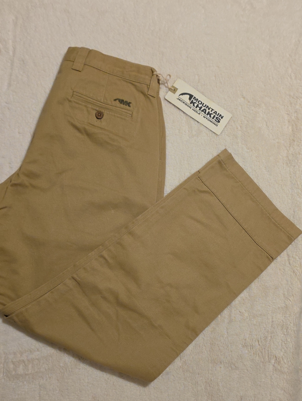 NWT 32 X 32 Mountain Khakis Men's Tenton Twill Pants Relaxed  Fit Retro Khaki